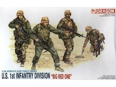 1:35 Dragon 3015 U.S. 1st Infantry Division - Big Red One - Worlds Elite Force Series - Drg3015 - DRG3015