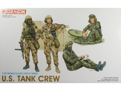 1:35 Dragon 3020 U.S. Tank Crew - Worlds Elite Force Series - Figuren - Drg3020 - DRG3020