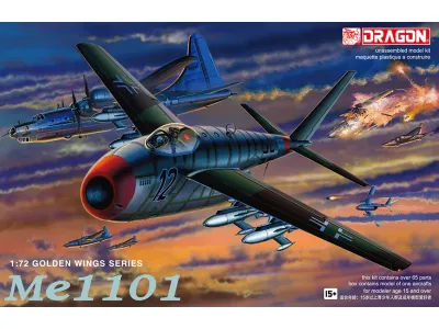 1:72 Dragon 5013 Messerschmitt Me P.1101 - Propeller Vliegtuig - Drg5013 1 - DRG5013