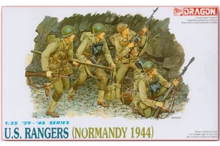 1:35 Dragon 6021 U.S. Rangers - Figures - Normandy 1944 - Drg6021 1 - DRG6021