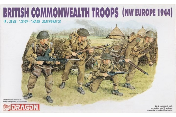 1:35 Dragon 6055 British Commonwealth Troops - NW Europe 1944 - Drg6055 1 - DRG6055