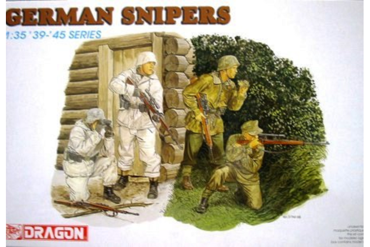 1:35 Dragon 6093 German Snipers - Figures - Drg6093 1 - DRG6093