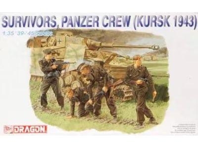 1:35 Dragon 6129 Survivors - Panzer Crew - Kursk 1943 - Drg6129 - DRG6129