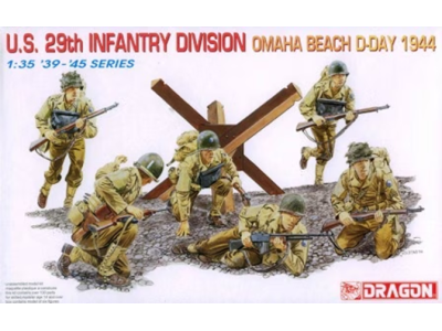 1:35 Dragon 6211 U.S. 29th Infantry Division - Omaha Beach D-Day 1944 - Figures - Drg6211 - DRG6211