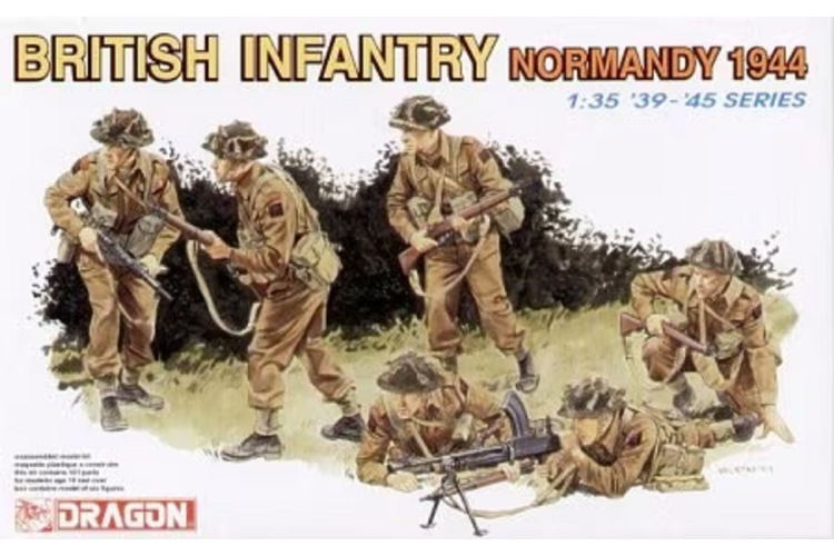 1:35 Dragon 6212 British Infantry - Figures - Normandy 1944 - Drg6212 1 - DRG6212