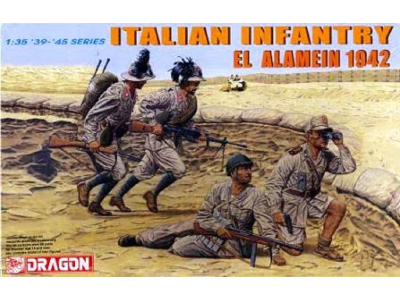 1:35 Dragon 6391 Italian Infantry - Figures - El Alamein 1942 - Drg6391 - DRG6391
