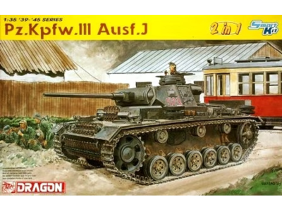 1:35 Dragon 6394 Pz.Kpfw. III Ausf. J Tank - 2 in 1 kit - Drg6394 - DRG6394