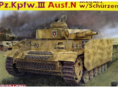 1:35 Dragon 6474 Pz.Kpfw.III Ausf.N - Sd.Kfz.141/2 w/Schurzen - Drg6474 - DRG6474