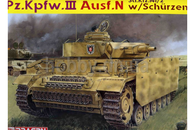 1:35 Dragon 6474 Pz.Kpfw.III Ausf.N - Sd.Kfz.141/2 w/Schurzen - Drg6474 - DRG6474