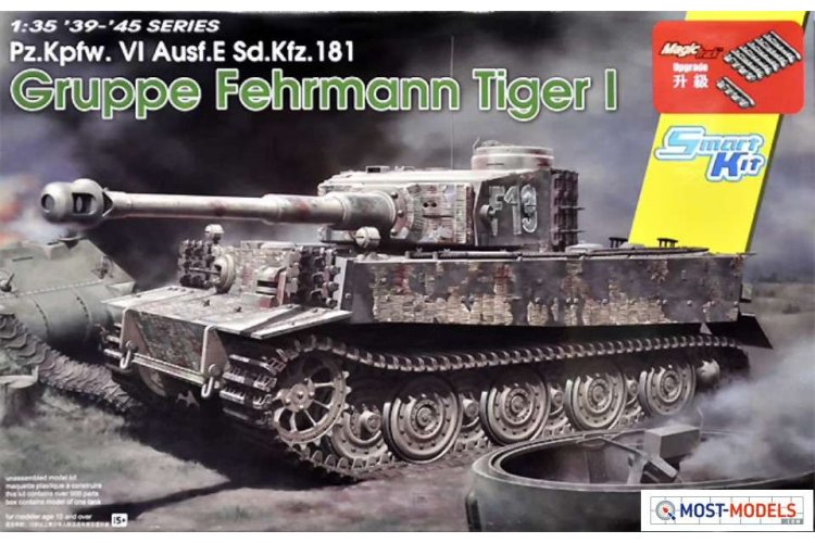 1:35 Dragon 6484 Pz.Kpfw.VI Ausf.E Sd.Kfz.181 Gruppe "Fehrmann" Tiger I - Drg6484 1 - DRG6484