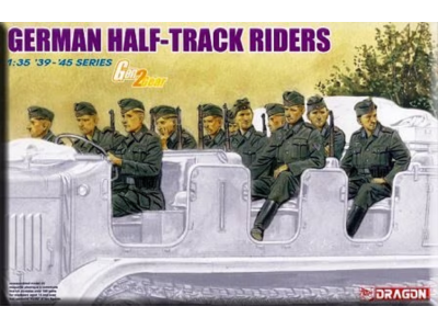 1:35 Dragon 6671 German Half-Track Riders - Drg6671 - DRG6671