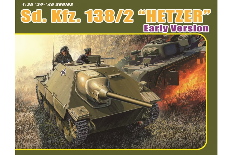 1:35 Dragon 6708 Sd.Kfz.138/2 Hetzer Early Production - Drg6708 1 - DRG6708