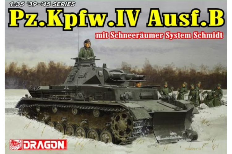 1:35 Dragon 6764 Pz.Kpfw.IV Ausf.B w/Schneeraumer - Drg6764 1 - DRG6764