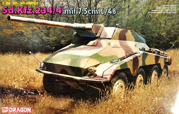 1:35 Dragon 6814 Sd.Kfz. 234/4 mit 7.5cm L/48 - Panzerwagen - '39-'45 Series - Drg6814 - DRG6814