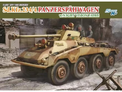 1:35 Dragon 6836 Sd.Kfz. 234/4 Panzerspähwagen - w/Night Vision Falke - Drg6836 - DRG6836