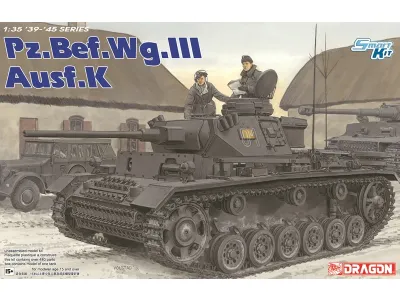 1:35 Dragon 6853 Panzerkampfwagen III - Pz.Bef.Wg.III Ausf.K - Upgrade Versie 2024 - Drg6853 1 - DRG6853