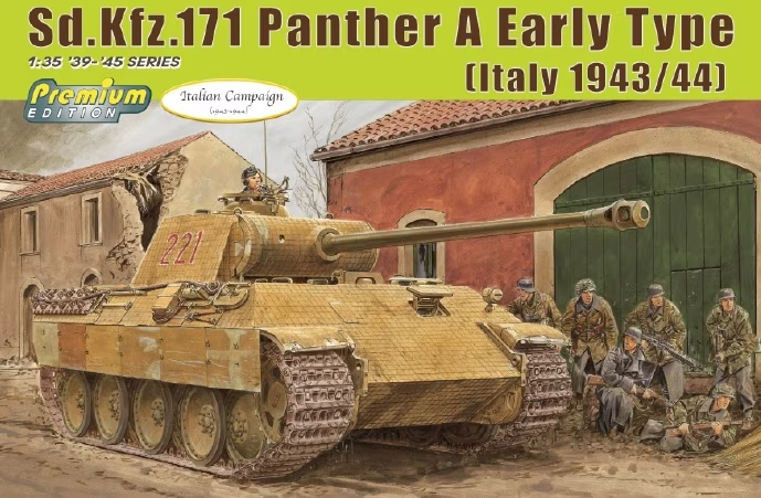 1:35 Dragon 6920 Sd.Kfz. 171 Panther A Early Type - Italy 1943/44 - Drg6920 - DRG6920