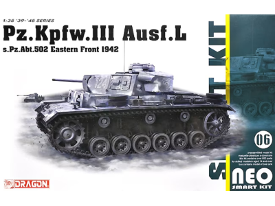 1:35 Dragon 6957 Pz.Kpfw.III Ausf.L s.Pz.Abt.502 Leningrad 1942 - Drg6957 - DRG6957