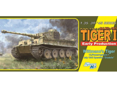 1:35 Dragon 6990 Tiger I Early Production Wittmanns Tiger 13. - Drg6990 - DRG6990