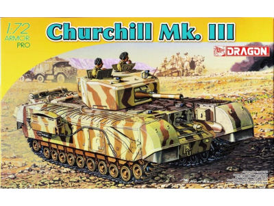 1:72 Dragon 7396 Churchill Mk.III Tank - Drg7396 - DRG7396