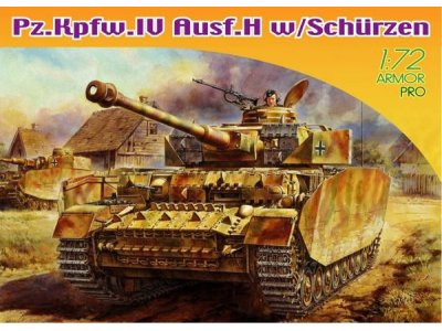 1:72 Dragon 7497 Panzerkampfwagen IV - Pz.Kpfw. IV Ausf. H w/Schürzen - Drg7497 1 - DRG7497