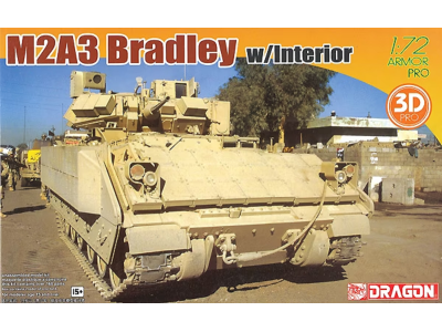 1:72 Dragon 7610 M2A3 Bradley w/Interior and 3D Printed Parts - Drg7610 - DRG7610