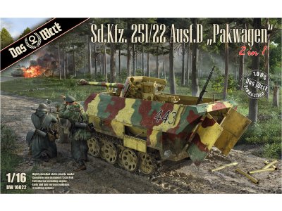 1:16 Das Werk 16022 Sd.Kfz. 251/22 Pakwagen - Militair Voertuig - Dw16022 1 - DW16022