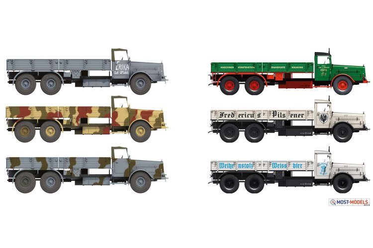 1:35 Das Werk 35001 Faun L900 Hardtop - 9ton Tank Transporter Truck - Dw35001 2 - DW35001