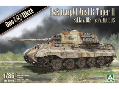 1:35 Das Werk 35013 PzKpfwg. VI Ausf.B Tiger II - Sd.Kfz.182 - s.Pz.Abt.505 - Dw35013 - DW35013