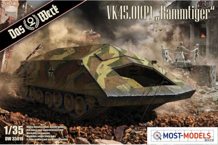 1:35 Das Werk 35018 VK4501(P) Rammtiger - Dw35018 1 - DW35018