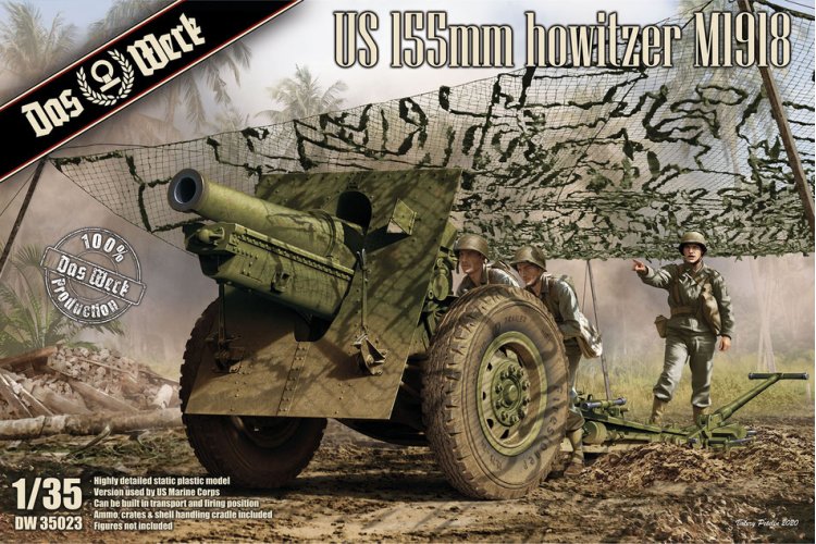 1:35 Das Werk 35023 US 155mm howitzer M1918 - Dw35023 6 - DW35023