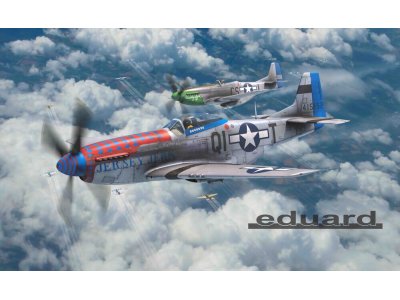 1:72 Eduard 2147 North American Mustang P-51D ACES OF THE EIGHTH - Limited Dual Combo - Edu2147 1 - EDU2147