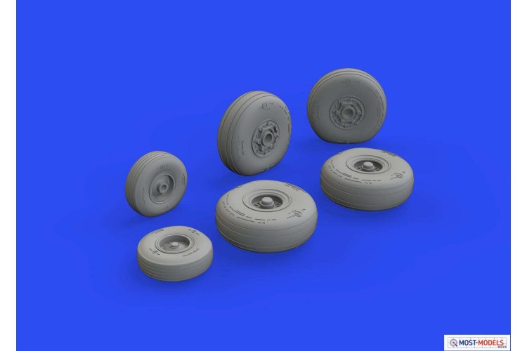 1:72 Eduard 672263 C-130 wheels for Zvezda - Edu672263 04 z2 - EDU672263