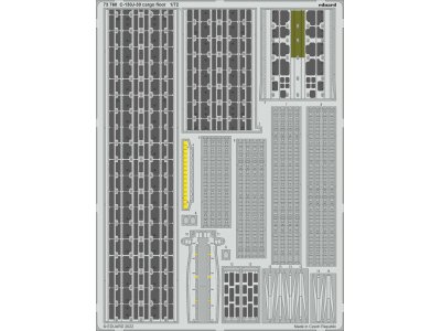 1:72 Eduard 73760 Cargo floor for C-130J-30 - Zvezda - Edu73760 lept z1 - EDU73760-XS