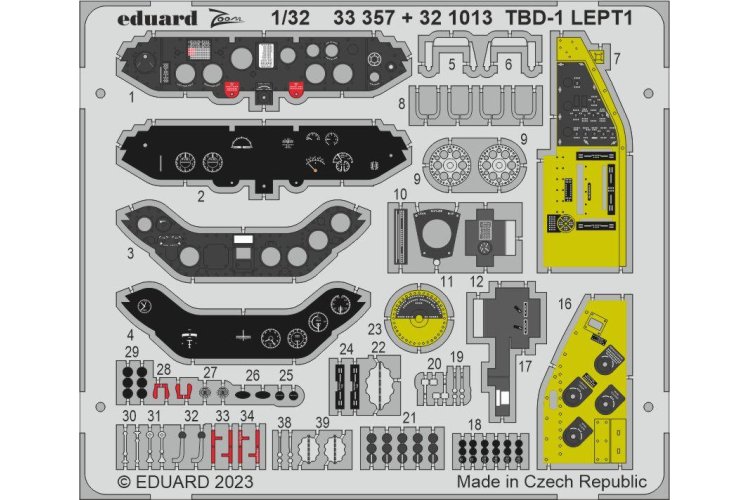 1:32 Eduard BIG33157 Accessoires for TBD-1 - Trumpeter - Edubig33157 xs 4 - EDUBIG33157-XS