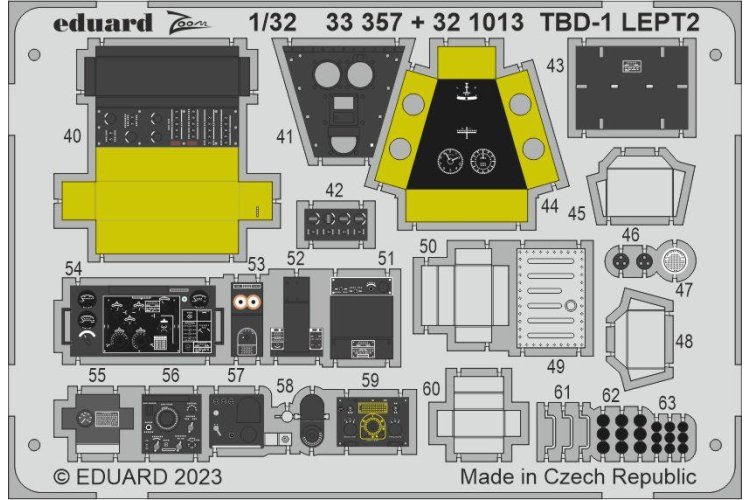 1:32 Eduard BIG33157 Accessoires for TBD-1 - Trumpeter - Edubig33157 xs 5 - EDUBIG33157-XS