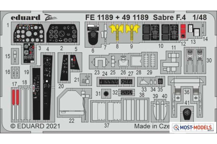 1:48 Eduard BIG49295 Accessoires for Sabre F.4 - Airfix - Edubig49295 2 - EDUBIG49295-XS