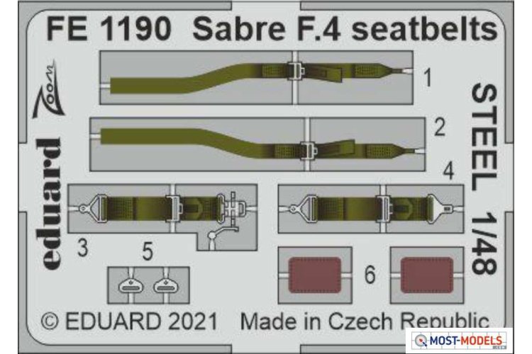 1:48 Eduard BIG49295 Accessoires for Sabre F.4 - Airfix - Edubig49295 3 - EDUBIG49295-XS