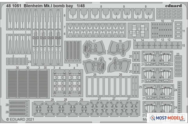 1:48 Eduard BIG49297 Accessoires for Blenheim Mk.I - Airfix - Edubig49297 3 - EDUBIG49297-XS