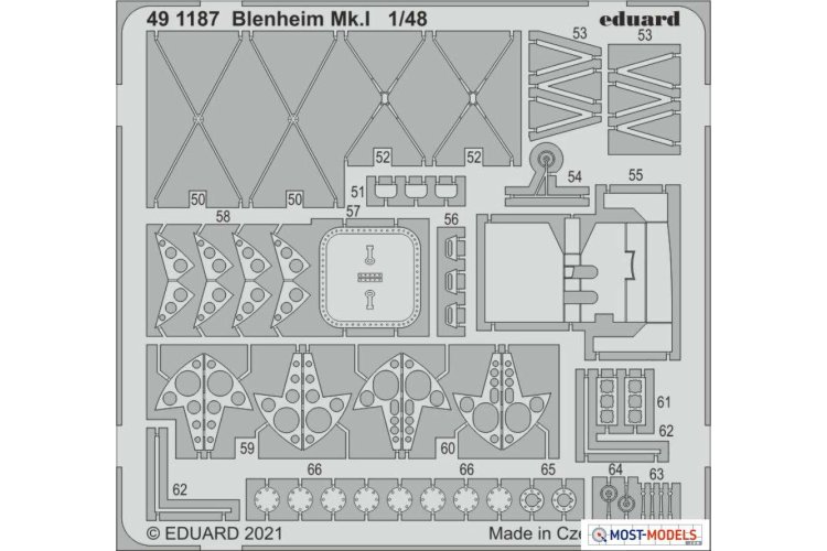 1:48 Eduard BIG49297 Accessoires for Blenheim Mk.I - Airfix - Edubig49297 6 - EDUBIG49297-XS