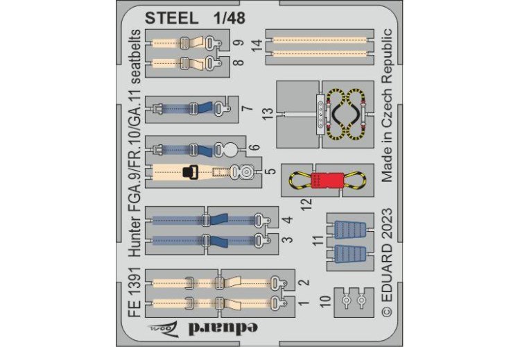 1:48 Eduard BIG49392 Accessoires for Hunter FR.10 - Airfix - Edubig49392 fe13911 z1 - EDUBIG49392-XS