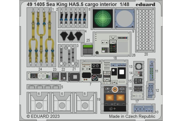 1:48 Eduard BIG49398 Accessories for Sea King HAS.5 - Airfix - Edubig49398 xs 6 - EDUBIG49398-XS