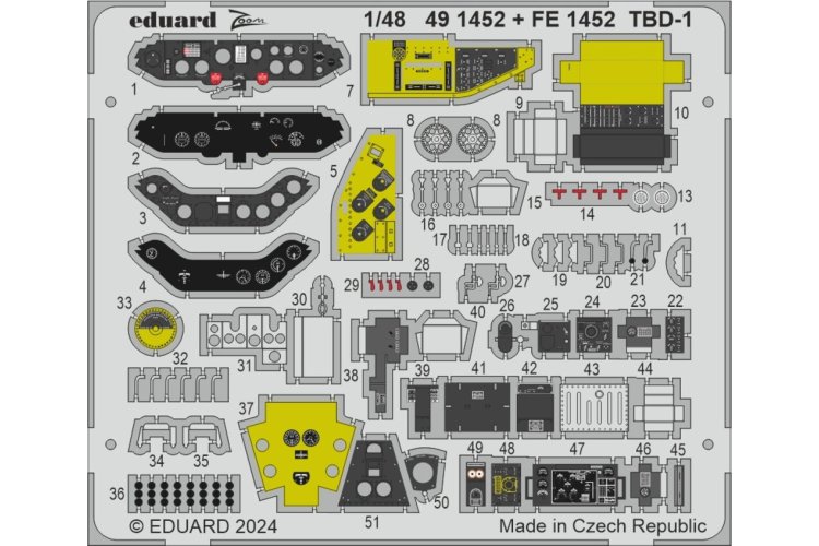 1:48 Eduard BIG49419 Accessoires voor TBD-1 - HobbyBoss - Edubig49419 6 1 - EDUBIG49419-XS