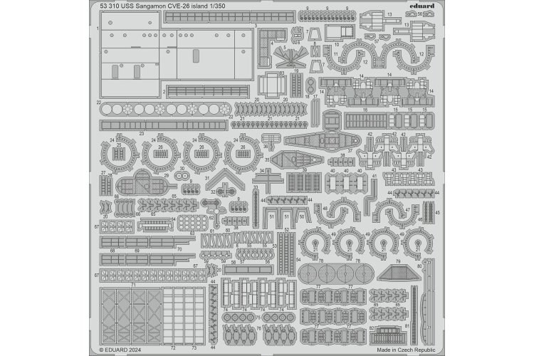 1:350 Eduard BIG5373 Accessories for USS Sangamon CVE-26 - Trumpeter - Edubig5373 xs 4 - EDUBIG5373-XS