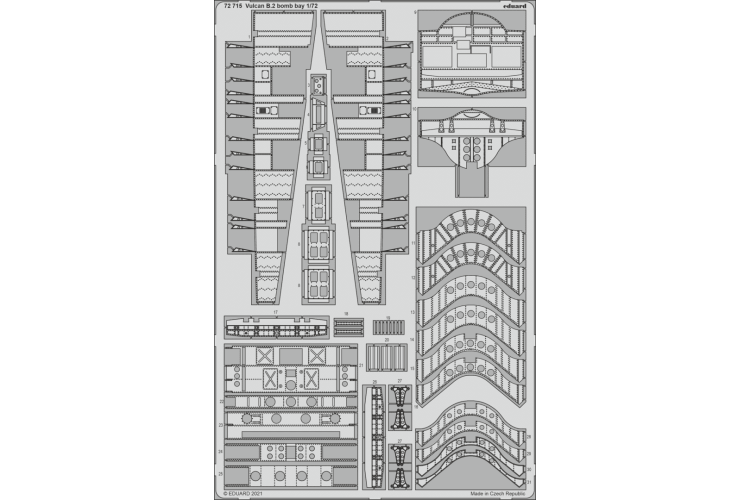 1:72 Eduard BIG72167 Accessoires for Vulcan B2. - Airfix - Edubig72167 1 - EDUBIG72167-XS