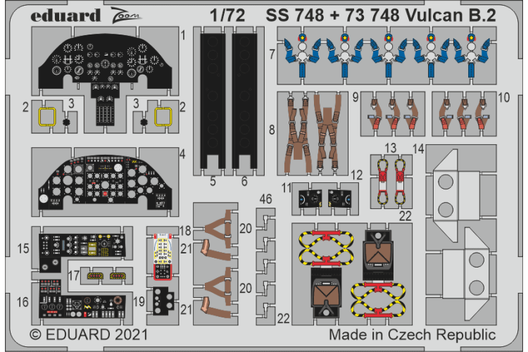 1:72 Eduard BIG72167 Accessoires for Vulcan B2. - Airfix - Edubig72167 4 - EDUBIG72167-XS