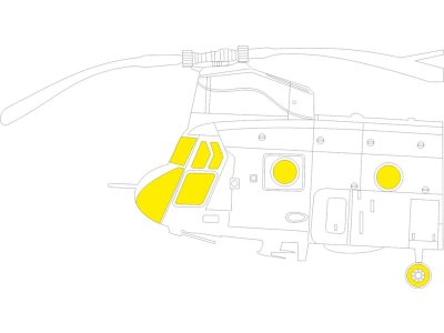 1:72 Eduard CX670 Chinook HC.1 Maskering - Airfix - Educx670 xs 1 - EDUCX670-XS