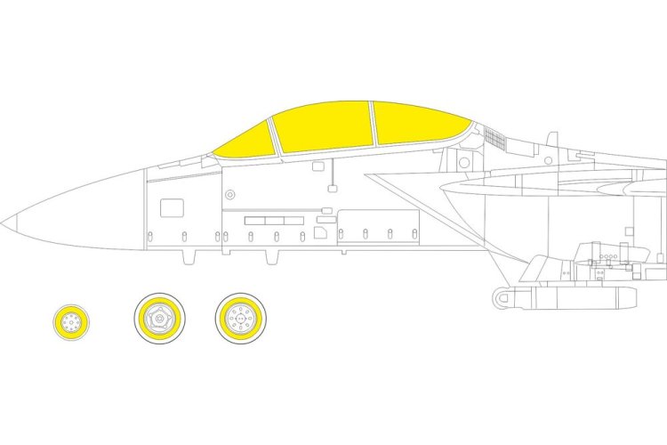 1:72 Eduard CX675 F-15D Maskering - Italeri - Educx675 xs 1 - EDUCX675-XS