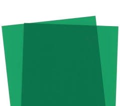 Evergreen 9903 Groen Doorzichtig 0,25mm Dik - 2 stuks - Evergreen color sheets green - EVR9903-XS