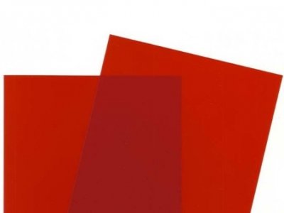 Evergreen 9901 Red Clear 0.25mm Thick - 2 pcs - Evergreen color sheets red - EVR9901-XS